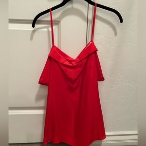 Anthropologie red off the shoulder top new with tags